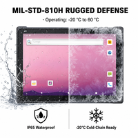 Tablette médicale robuste 8/10,1 pouces Android 14 avec lecteur de codes-barres 2D, clavier, IP65, tablette PC portable industrielle légère