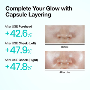 Sérum facial hydratant en spray OEM PDRN Collagen Glow, brume pour le visage à l'acide hyaluronique, fini éclatant comme du verre, soin repulpant et raffermissant instantané - Product Image 6