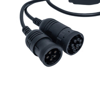 Cable de Servicio Divisor en Y de 15 Pines (6 Pines + 9 Pines) para Diagnóstico de Camiones ET-3 ET-III