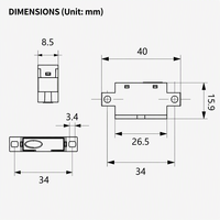 Sensor Fotolistrik Refleksi Terbatas Tipe Konektor TZ-85W TZ-85WP Sensor Optik Tipis Datar untuk Peralatan Analisis Refleksi