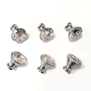 Crystal Glass <strong>Door</strong> <strong>Knobs</strong> Handles for Dresser Bedroom Cabinet Kitchen-Modern Design Hotel Warehouse Use Multiple Colors Sizes - Product Image 1