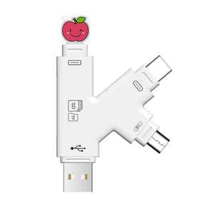 4 trong 1 SD và TF Đầu đọc thẻ nhớ để xem săn bắn trò chơi máy ảnh hình ảnh hoặc video trên điện thoại thông minh - Product Image 1