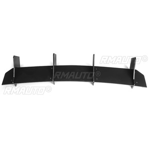 Car Rear Bumper Diffuser Lip Spoiler Body Kit Rear Side <b>Splitters</b> Lip Shark Fins Rear Lamp Cover for Subaru STI WRX 2015-2021 - Product Image 3