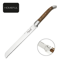 Ensemble de 5 couteaux de cuisine Santoku en acier inoxydable 5CR15MOV avec manche en bois, logo gravé, ensemble de couteaux de chef avec bloc magnétique
