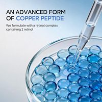 Sérum en capsules aux peptides de cuivre pour peaux sensibles, réparation cutanée, anti-âge, hydratation, réduction visible des ridules