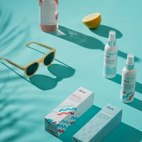 Boîte en carton pliable écologique avec logo personnalisé imprimé, pour cosmétiques, soins de la peau, huiles essentielles, emballage de parfum