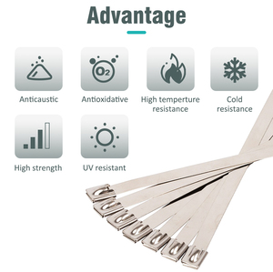 Bloqueio fio cabo aço inoxidável Auto Bloqueio cabo aço inoxidável Laço - Product Image 5
