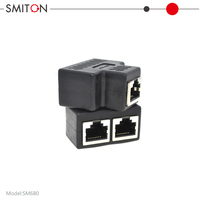 Adaptateur de câble réseau Ethernet RJ45 femelle Splitter Double connecteur Extender