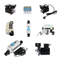 Vente flash, équipement complet de piscine de haute qualité, accessoires avec matériaux en acier inoxydable et PVC, éclairage LED IP68