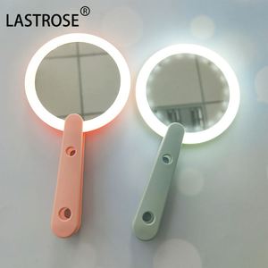Miroir de maquillage LED pliable de voyage OEM avec logo, outil de maquillage portable avec pince à cils - Product Image 2