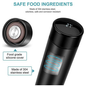 Productos Novedosos para el <span class=keywords><strong>Hogar</strong></span> 2024, Vasos Térmicos Digitales Inteligentes de <span class=keywords><strong>Moda</strong></span>, Termo Digital de 500 ml, Termo USB - Product Image 4