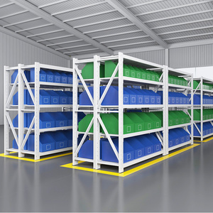 Tùy chỉnh đóng mở PP nhựa sóng kho có thể tháo rời công cụ phần cứng hộp lưu trữ đa chức năng chọn Stackable - Product Image 4