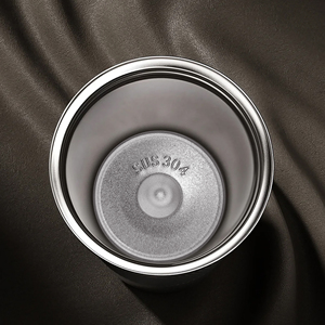 Bouteille d'eau isotherme portable Houroffer en acier inoxydable violet avec couvercle à paille pour le bureau, la salle de sport et les voyages – Double paroi isolée – Nouveauté - Product Image 6