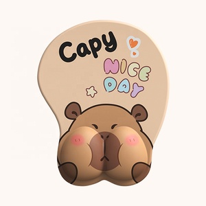 Nuevas llegadas, MOQ bajo, almohadilla <span class=keywords><strong>de</strong></span> ratón Oppai 3D con soporte para muñeca para juegos, 370g, personalizada, <span class=keywords><strong>de</strong></span> silicona ergonómica, con diseño <span class=keywords><strong>de</strong></span> <span class=keywords><strong>senos</strong></span> más grandes. - Product Image 3