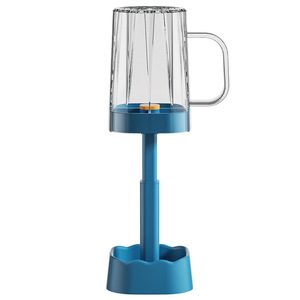 Ordo Toothbrush Cup With Lid Double <b>Holder</b> Transparent Storage For Home Bathroom Use - Product Image 5