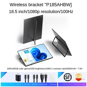 <span class=keywords><strong>Monitor</strong></span> Portabel Nirkabel Baterai 18.5 inci IPS Full HD 16:9 100Hz Layar Eksternal Portabel untuk Laptop - Product Image 6