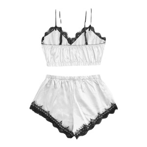 Ensemble de lingerie sexy en dentelle trois pièces, camisole et culotte bandeau, très vendu dans le commerce électronique transfrontalier européen et américain - Product Image 5