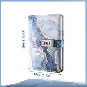 Biểu Tượng Tùy Chỉnh A5 80 Sheets 160 Trang Màu Nhật Ký <span class=keywords><strong>Notepad</strong></span> 60Sheets Máy Tính Xách Tay Chất Kết Dính <span class=keywords><strong>Notepad</strong></span> Với Khóa Cuốn Sách - Product Image 2