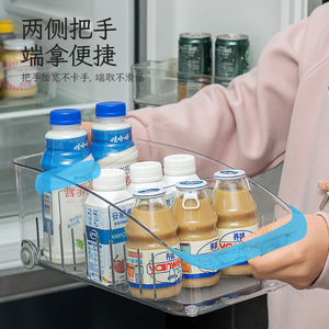 Plastic Storage Basket With Partitions Rectangle Desktop Kitchen Bathroom Organizing <b>Bin</b> Wheeled Small <b>Large</b> Size - Product Image 2