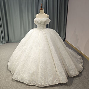 Jancember 1248 Crystal Sequins Pearls <b>White</b> Quinceanera Dresses for Girls - Product Image 3