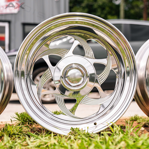 Jantes forgées GTP 17x11 18x12 20x12 5x5.5 5x139.7 Polies à écrous dissimulés, décalées pour Ford F150 Bronco OBS - Product Image 1