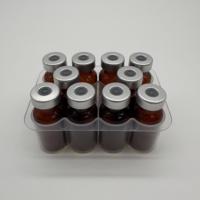 Flacons en verre transparent OEM avec plusieurs options de couleurs de bouchons OEM