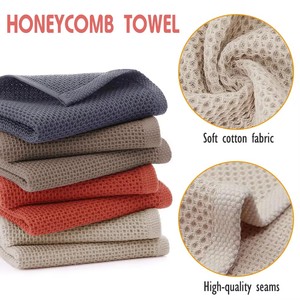 Custom Logo High Quality Cheap 100% Cotton Waffle Kitchen Tea <strong>Towel</strong> Soft Absorbent Waffle Weave <strong>Small</strong> <strong>Hand</strong> <strong>Towel</strong> for Kitchen - Product Image 4