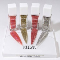 KUDAN 20Y Vernis à ongles à l'eau facile à retirer, tons terreux, séchage rapide, sans odeur, CPNP HALAL ISO22716, OEM, vente en gros, faible MOQ