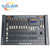 Console de contrôle d'éclairage de scène CE Crocodile DMX512/1990 504 canaux, 24 programmes de chases, console d'éclairage de tête mobile DJ avec joystick LCD