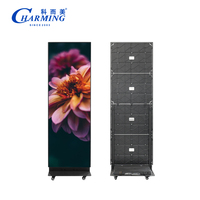 Pantalla LED Plegable para Póster P2.22 con Protección GOB, Sistema de Audio, Brillo de 700CD para Comercios y Exposiciones