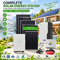 Growatt Deye Système solaire complet tout-en-un 8 kW 10 kW 15 kW 20 kW avec batterie lithium 20 kWh pour l'énergie domestique
