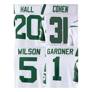 เสื้อฟุตบอลอเมริกันแบบย้อนยุค 32 ทีม ลายปัก/รีดร้อน ดีไซน์ปัจจุบัน สำหรับทุกเพศ ระบายอากาศได้ดี ลาย 3 มิติ 100% - Product Image 4