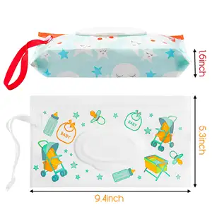 Draagbare Baby Dispenser Navulbare Veeg Houder Baby Doekjes Containers Set Reizen Natte Doekjes Pouch Luiertassen