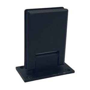 Utilisez du verre trempé monolithique pour tenir ouvert à 90 degrés Charnière <span class=keywords><strong>de</strong></span> porte en verre <span class=keywords><strong>de</strong></span> douche noir mat - Product Image 1