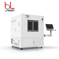 Máquina de Corte de Vidrio CNC con Láser de Fibra, Sistema de Control Cypcut, Servomotor Yaskawa y Riel Guía HIWIN, Refrigerada por Agua con Soporte IA