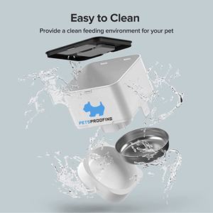 전화 App 제어 스마트 와이파이 고급 자동 알림 시간 자동 고양이 개 애완 동물 식품 디스펜서 피더 - Product Image 6