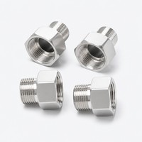 Raccord hexagonal BSP en acier inoxydable 201 304, filetage mâle 1 pouce DN25, classe 150, résistant à la corrosion, pour tuyaux froids