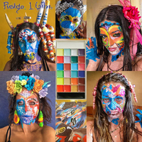 Peinture corporelle et visage pour enfants 12/20/26/32 couleurs, maquillage d'Halloween, qualité minérale sûre pour les festivals et les fêtes