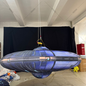 Soucoupe volante gonflable <span class=keywords><strong>Vaisseau</strong></span> <span class=keywords><strong>spatial</strong></span> gonflable OVNI gonflable avec lumière LED pour la décoration ou la publicité - Product Image 2