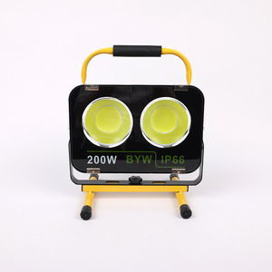 Projecteur rechargeable Byw 100W 200W LED pour extérieur, camping, pêche, IP66, haute luminosité - Product Image 2