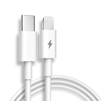 Fábrica de alta calidad 2A 2.4a 3a logotipo personalizado tipo C adaptador cable de alimentación PD 20W para enchufe de cargador de teléfono