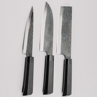 Prix compétitif, fabricant vietnamien, ensemble de couteaux de cuisine standard de qualité supérieure en 3 pièces, personnalisable, longueur totale 274-303 mm