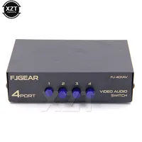 AV Anahtar Kutusu 2/4/8 girişli 1 çıkışlı CVBS Kompozit Sinyal HDTV LCD 3 RCA Anahtarlayıcı 8 1 Seçici AV Matris TV Monitörü için Bölücü Değil