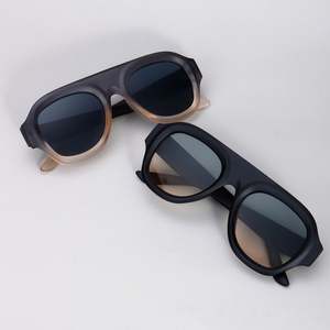 Gafas de Sol de Piloto Cuadradas con Logotipo Personalizado, Estilo Vintage 2025, para Hombre, Color Verde Leopardo, Parte Superior Plana, Extra Grandes, Protección UV400, para Mujer - Product Image 4