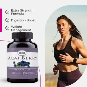 Ausreson Natuurlijke <span class=keywords><strong>Acai</strong></span> <span class=keywords><strong>Berry</strong></span> Extract Afslankcapsules Antioxidant Supplement Gevriesdroogde <span class=keywords><strong>Acai</strong></span> <span class=keywords><strong>Berry</strong></span> Capsules - Product Image 2