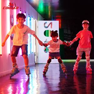 بيع خاص من المصنع بكرة وامضة للأطفال ، بكرة تزلج مضمنة للأولاد والبنات ، عجلات مضيئة ، زلاجات على الجليد - Product Image 5