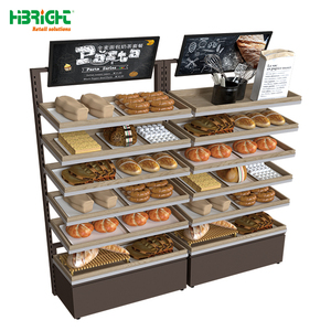 Conception intégrée en bois en acier durable de support d'affichage de boulangerie d'OEM pour des dépanneurs et des boulangeries - Product Image 5