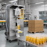 Équipement de remplissage et d'emballage simple d'utilisation pour le lait avec une machine de scellage efficace, machine de remplissage automatique de liquides