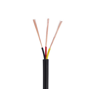 สายไฟฟ้า RVV แบบยืดหยุ่น 3 แกน ทองแดงตีเกลียว หุ้มฉนวน PVC 300/500V ขนาด 0.5-16 มม. จากโรงงานโดยตรง - Product Image 2