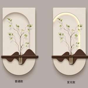 Fondo de <span class=keywords><strong>TV</strong></span> de mariposa de estilo francés, decoración de pared, lámpara de pared de madera moderna para comedor de gama alta, pared verde antigua Feng Shui - Product Image 6